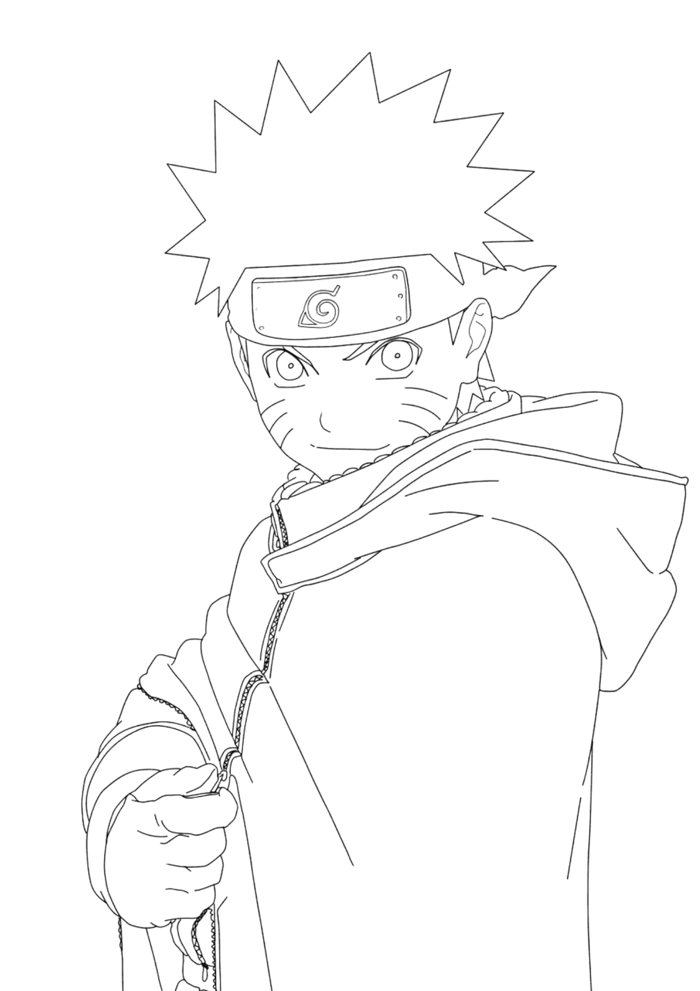Desenhos para colorir: Naruto - Ensinar Hoje